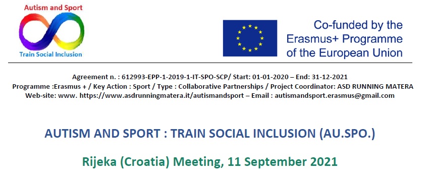AU.SPO. – Transnational meeting – Rijeka (Croatia) 2021-09-11